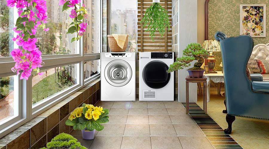 家居陽(yáng)臺(tái)晾曬衣物不干怎么辦，衣物烘干機(jī)來(lái)解決！