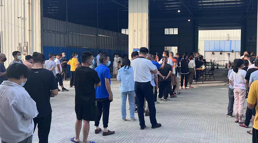 支援防疫是責(zé)任！金環(huán)電器助力鶴山核酸檢測(cè)