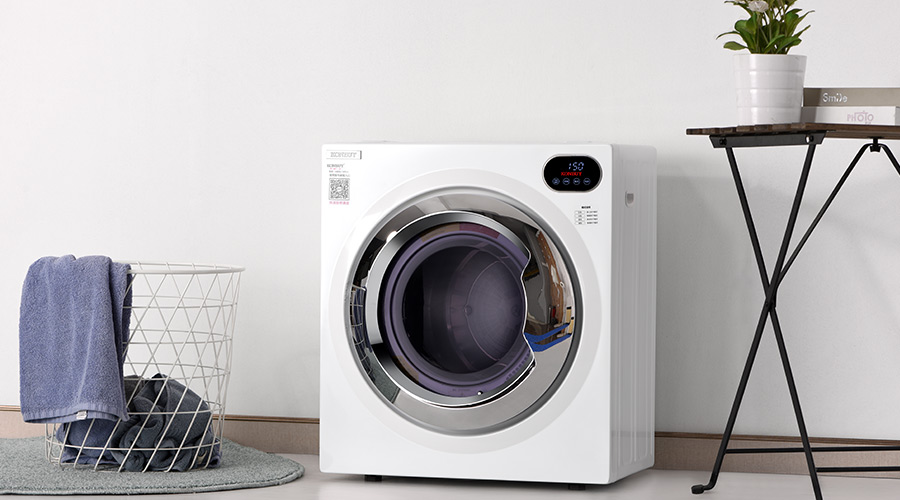 自然晾曬過的衣物灰塵多，家用衣物烘干機(jī)烘衣更干凈！