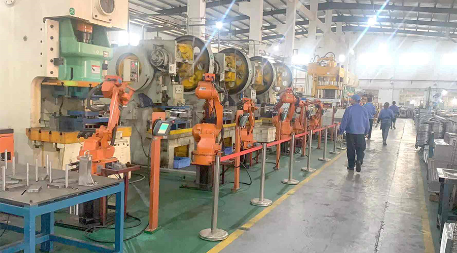 揭秘金環(huán)電器滾筒干衣機沖壓自動化生產是如何進行的？