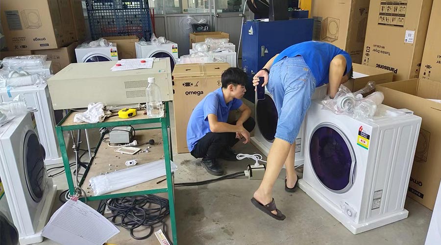 驗貨省心省力！澳洲omega客戶稱贊衣物烘干機代工質(zhì)量高