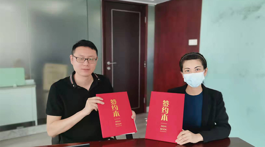 祝賀！金環(huán)電器與寧波某品牌電商客戶再次合作，簽約成功！