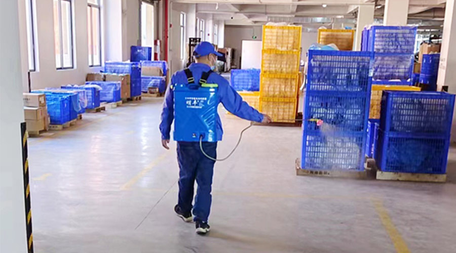 健康和安全放首位！金環(huán)電器全面開展工廠除菌工作