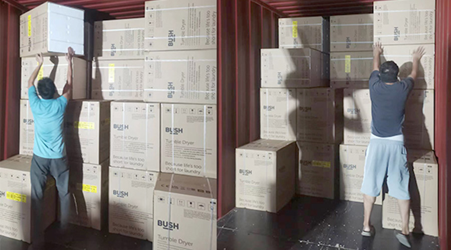 各司其職合力做好英國(guó)Argos客戶(hù)衣物烘干機(jī)出貨任務(wù)！