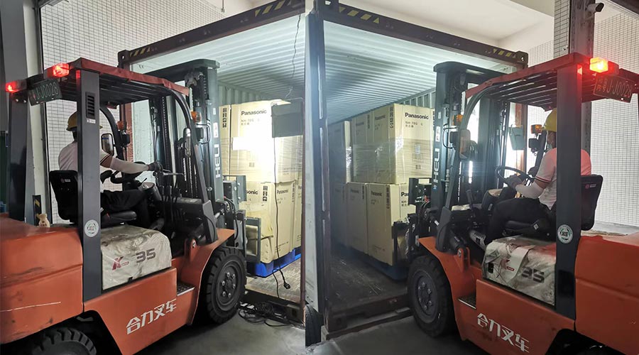 趕進(jìn)度加油干！ 迅速完成松下客戶的衣物烘干機(jī)出貨