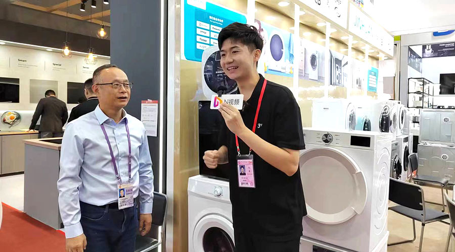 廣交會熱點(diǎn)！央視、新華網(wǎng)等媒體聚焦金環(huán)電器滾筒干衣機(jī)